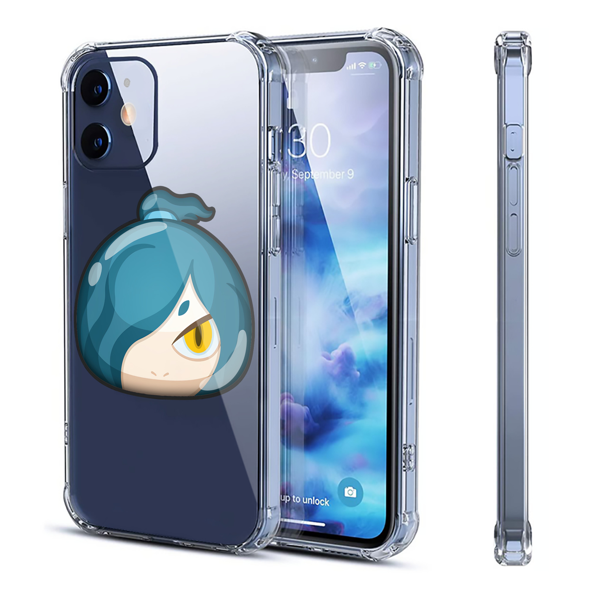 （画像用） 妖怪ウォッチ Yo-kai Watch 【iPhone 12シリーズ対応】透明スマホケース（クリアソフトケース）